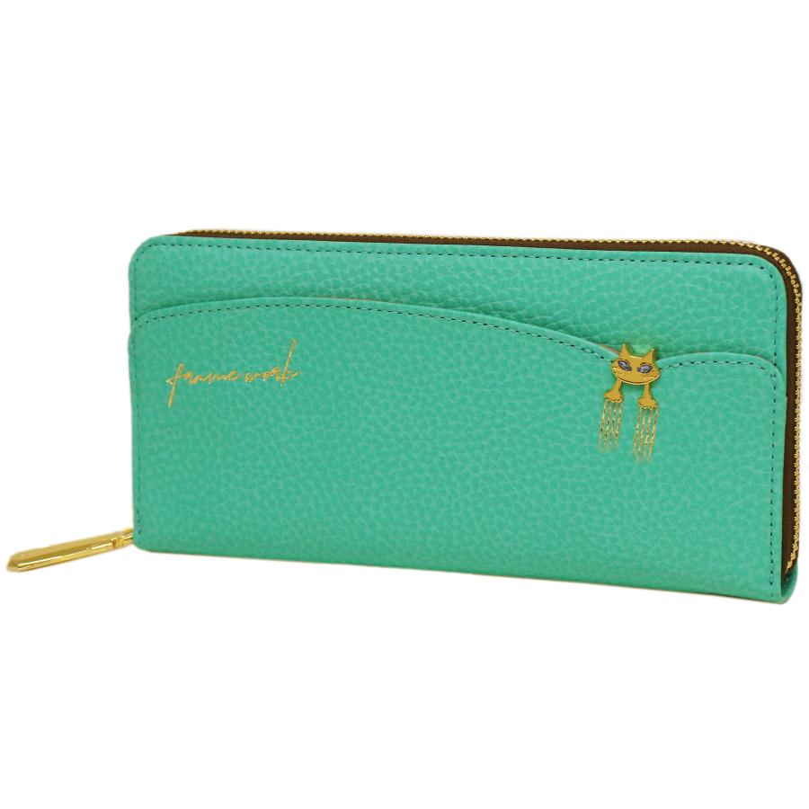 FRAMeWORK 【安心の3年保証&プレゼント付】 FRAME WORK フレームワーク キトン 小銭入れ付き長財布(ラウンドファスナー式) 0045003 - 画像 (4)