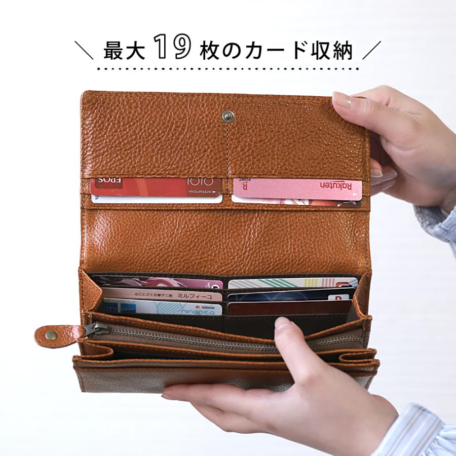 moz 長財布 牛革 本革 ブランド モズ 大容量 薄い 小銭入れ サイフ 北欧 - 画像 (5)