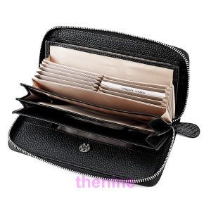 本革 長財布 レディース 財布 大容量 多機能 サイフ 牛革 ウォレット 大きく開く カード収納 人気 新作 レシート コインスルー式 自動振り分け