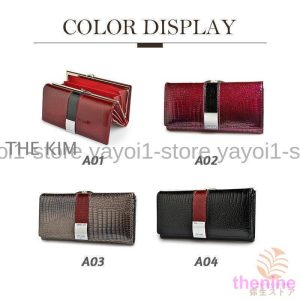 財布 長財布 レディース 大容量 本革 がま口 レザー 牛革 ワニ柄 鰐 カード入れ 蛇柄 がまぐち 小銭入れ エナメル プレゼント 可愛い