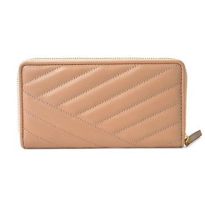 TORY BURCH 並行輸入 トリーバーチ 長財布(ラウンドファスナー) キラ シェブロン 90348 288レディース ベージュ