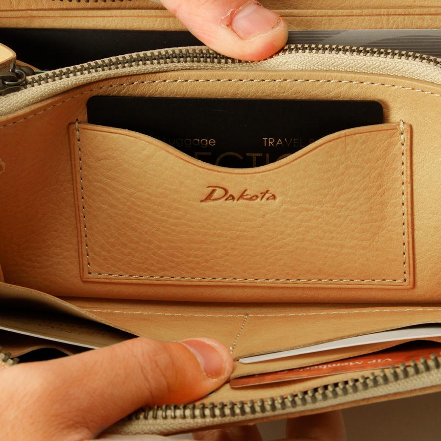Dakota ダコタ 長財布 レディース ブランド レザー 本革 大容量 ラウンドファスナー ロングウォレット パティーナ 0031553 - 画像 (8)