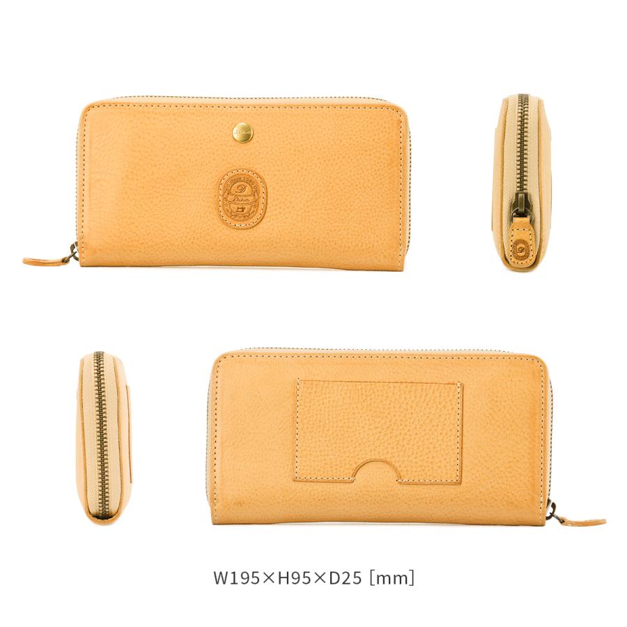 Dakota ダコタ 長財布 レディース ブランド レザー 本革 大容量 ラウンドファスナー ロングウォレット パティーナ 0031553 - 画像 (3)