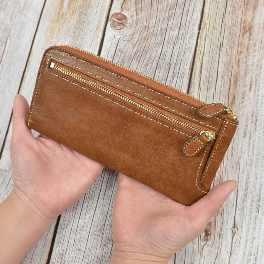 Dakota ダコタ 長財布 財布 レディース コラッジョ L字ファスナー レディース財布 レディース長財布 本革 革 レザー 大容量 ブランド ファスナー - 画像 (7)