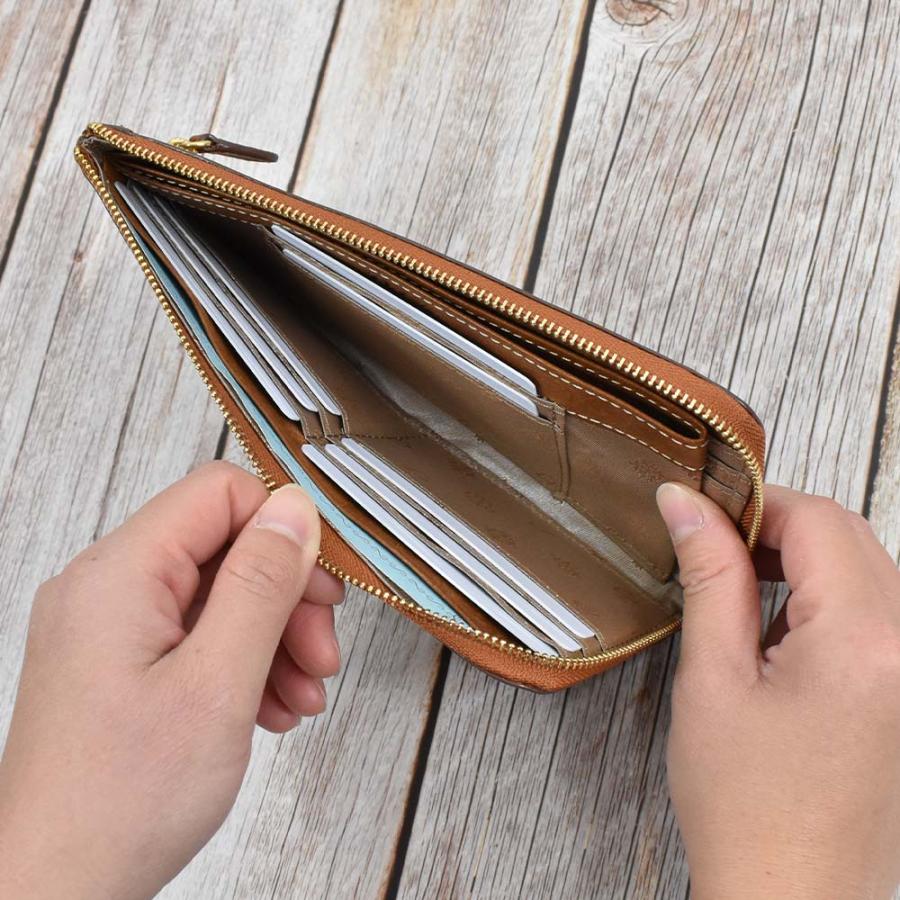 Dakota ダコタ 長財布 財布 レディース コラッジョ L字ファスナー レディース財布 レディース長財布 本革 革 レザー 大容量 ブランド ファスナー - 画像 (9)