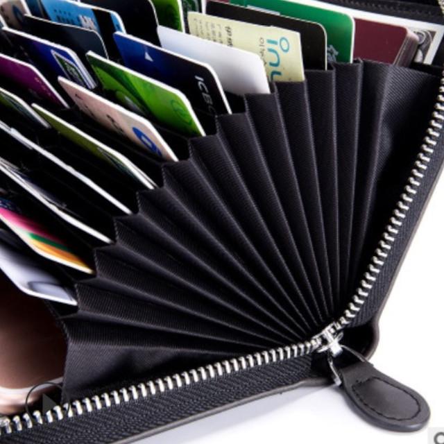 カード入れ 長財布 レディース メンズ カード収納 革 5色 送料無料 メール便 代引き不可 - 画像 (7)