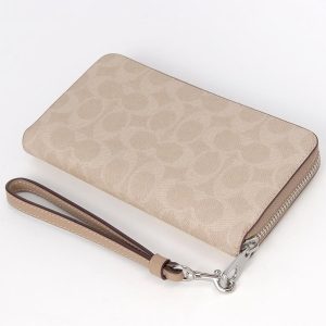 COACH コーチ 長財布 レディース サンド ベージュ CW778 SVPWH