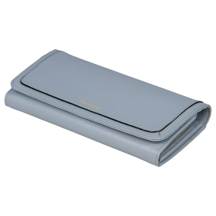 Marie Claire マリクレール marie claire 長財布 レディース 本革 小銭入れ付き カルーゼル ブラック ブルー グリーン 黒 88647 - 画像 (3)