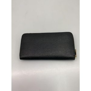 FURLA◆長財布/ラウンドファスナー/ロゴ/BLK/レディース