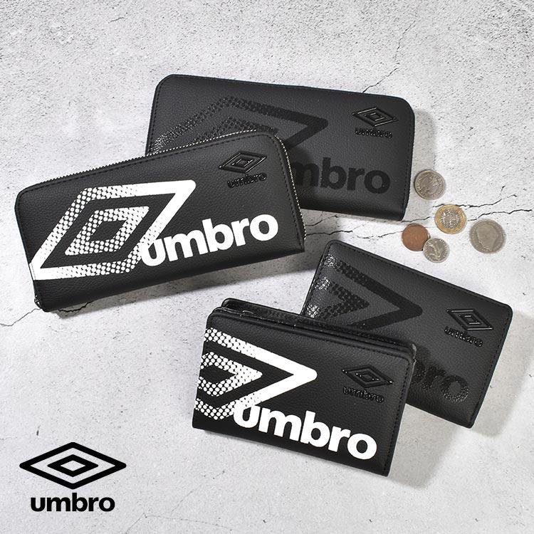umbro UMBRO アンブロ 長財布 二つ折り財布 メンズ ブランド 男子 中学生 高校生 小銭入れ ラウンドファスナー 大容量 男の子 黒 - 画像 (6)